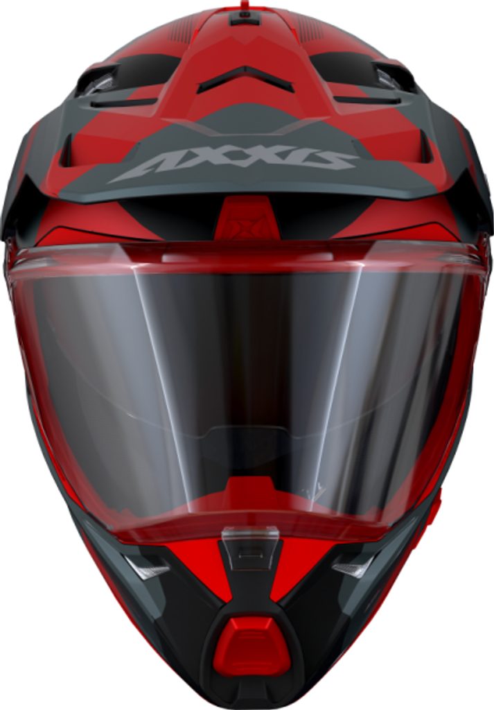 Motodemon.sk - Enduro prilba AXXIS WOLF DS hydra b5 matná červená XS -  AXXIS - WOLF DS SV HYDRA - Helmets AXXIS - AXXIS WOLF DS, Dualsport prilby,  Prilby, Oblečenie a prilby,