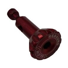 DAMPING ADJUST PART: KNOB, RD ADJUST (1.40 TLG, 1/4-32 UNEF-2A) AI 7075, RED ANO III