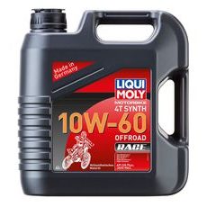 LIQUI MOLY MOTORBIKE 4T SYNTH 10W60 OFFROAD RACE, PLNĚ SYNTETICKÝ MOTOROVÝ OLEJ 4 L