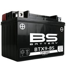 R/B V508012008A514 BS-BATTERY BTX9-BS 12V/8AH MOTO (YTX9-4/YTX9-BS) LINHAI M150, 200, 210