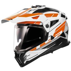 LS2 MX702 PIONEER II NAMIB WHITE ORANGE-06