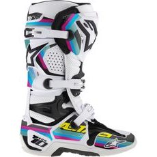 SADA POLEPOV PRE TOPÁNKY TECH 10 MODEL 2014 AŽ 2018, ALPINESTARS (ČERNÁ/SVĚTLE MODRÁ/FIALOVÁ/ZELENÁ)