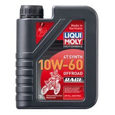 LIQUI MOLY MOTORBIKE 4T SYNTH 10W60 OFFROAD RACE, PLNĚ SYNTETICKÝ MOTOROVÝ OLEJ 1 L