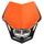UNI predné maska vrátane svetlá V-Face FULL LED, RTECH (oranžová/černá)