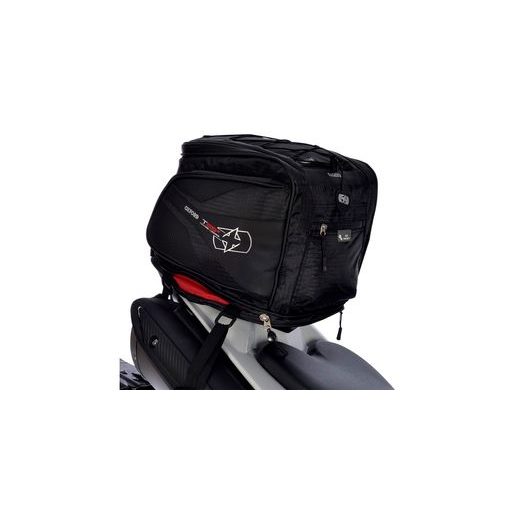 BRAŠNA NA SEDLO SPOLUJAZDCA T25R TAILPACK, OXFORD (ČIERNA, OBJEM 25 L)