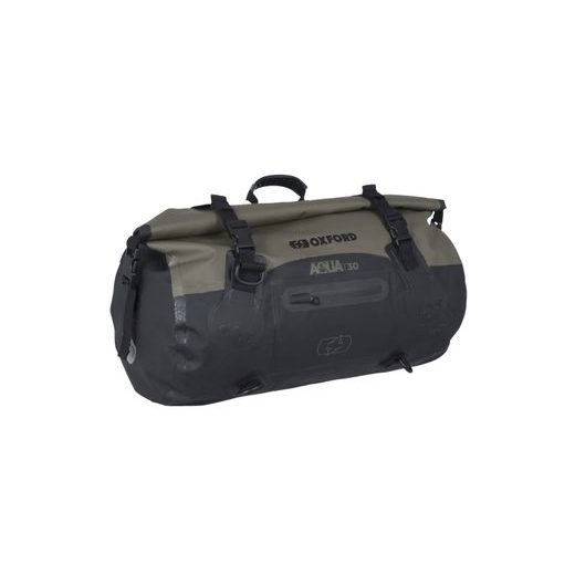 VODOTESNÝ VAK AQUA T-30 ROLL BAG, OXFORD (KHAKI/ČERNÝ, OBJEM 30 L)