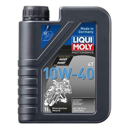 LIQUI MOLY MOTORBIKE 4T 10W40 BASIC STREET, MINERÁLNÍ MOTOROVÝ OLEJ 1 L