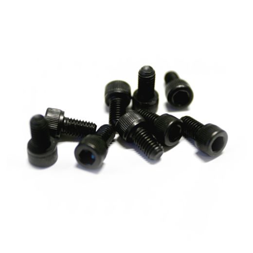 BIG GUN 1/4 X 20 X3/8 END TIP ALLEN SCREWS (4PK) - SOCKET HEAD (BLACK)