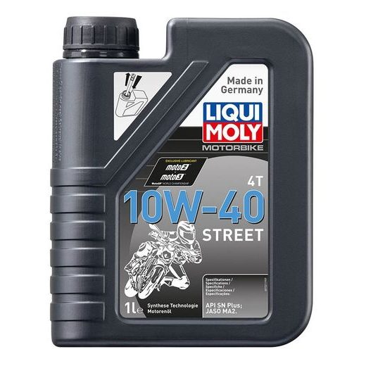 LIQUI MOLY MOTORBIKE 4T 10W40 STREET, POLOSYNTETICKÝ MOTOROVÝ OLEJ 1 L