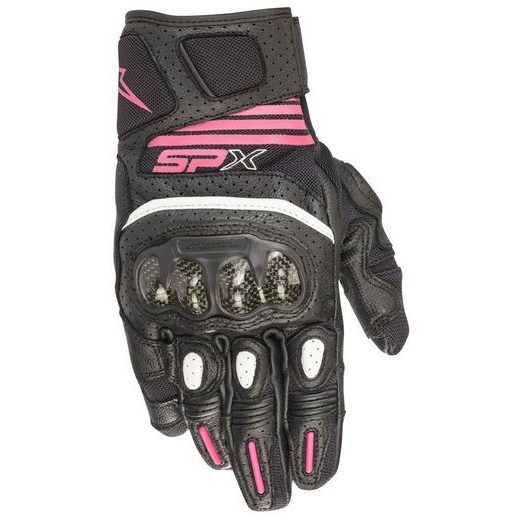 RUKAVICE STELLA SP X AIR CARBON 2, ALPINESTARS (ČERNÁ/FIALOVÁ)