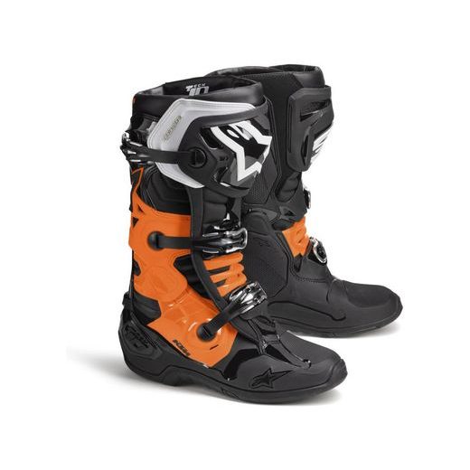 TOPÁNKY ALPINESTARS TECH 10, KTM (ČERNÁ/ORANŽOVÁ)