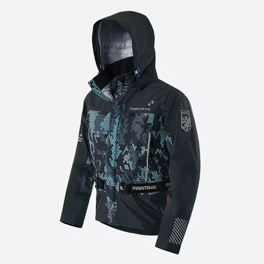 FINNTRAIL JACKET MUDWAY CAMOGREY