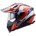 LS2 MX701 EXPLORER ATLANTIS G.WHITE RED BLUE