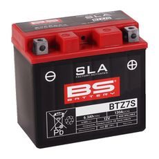 TOVÁRNĚ AKTIVOVANÁ MOTOCYKLOVÁ BATERIE BS-BATTERY BTZ7S (YTZ7S) SLA