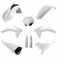 SADA PLASTŮ POLISPORT 91445 WHITE KTM