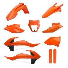 SADA PLASTŮ POLISPORT 91584 ENDURO ORANŽOVÁ