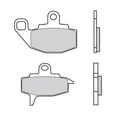 BRZDOVÉ DESTIČKY BREMBO 07KA10TT