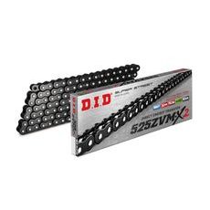 ZVM-X SÉRIE X-KROUŽKOVÝ ŘETĚZ D.I.D CHAIN 525ZVM-X2 124 L BLACK/BLACK