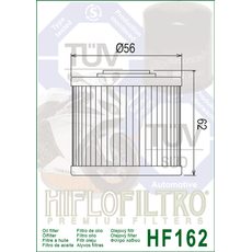 OLEJOVÝ FILTR HIFLOFILTRO HF162