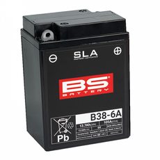 TOVÁRNĚ AKTIVOVANÁ MOTOCYKLOVÁ BATERIE BS-BATTERY B38-6A (FA) SLA