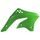 Spoilery chladiče POLISPORT 8426300006 (pár) zelená 05 pro KAWASAKI KX 450 (F) 2005-2008