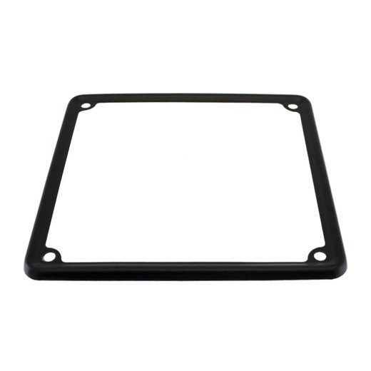 NUMBER PLATE CARRIER RMS 142700400 FOR VESPA AND VINTAGE BIKES BLACK PAINTED STEEL