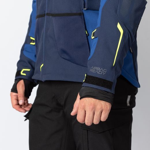 BUNDA IXS LENNOX-ST+ X56054 MODRO-SVĚTLE MODRO-NEONOVĚ ŽLUTÁ S