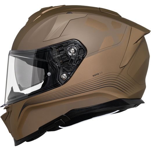 INTEGRÁLNÍ HELMA IXS RAPID 2.0 GRAPHIC X1-330236 MATNĚ HNĚDO-ŠEDÉ XL