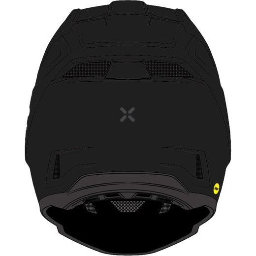 MOTOKROSOVÁ PŘILBA IXS TRIGGER MX 1.0 CHALKY MIPS X1-530216 METALICKÁ MATNĚ ČERNÁ XS