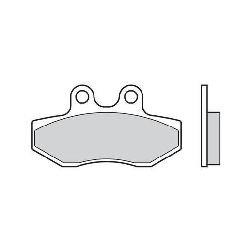 BRZDOVÉ DESTIČKY BREMBO 07068 BRZDOVÉ DESTIČKY PRO SKÚTRY CC