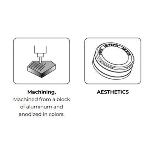 VÍČKO NÁDRŽKY BRZDOVÉ KAPALINY PUIG 21718R ZADNÍ ČERVENÁ