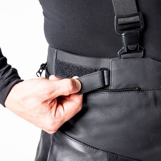 DVOUDÍLNÁ KOŽENÁ KOMBINÉZA IXS ACE 1.0 X2-229406 ČERNÝ 54