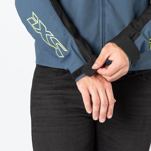 SPORTOVNÍ BUNDA IXS TS-PRO-ST-PLUS X55060 MODRO-NEONOVĚ ŽLUTÁ S