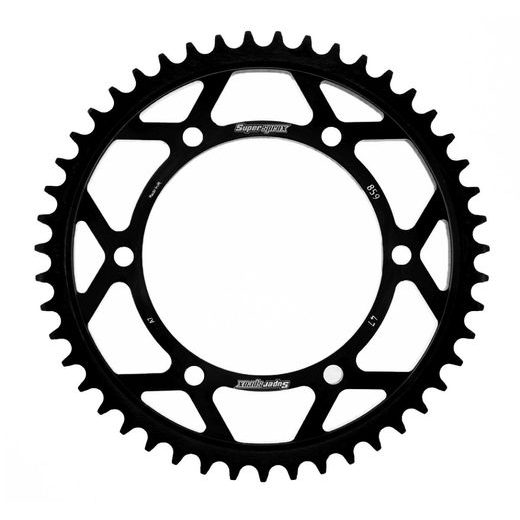 ŘETĚZOVÁ ROZETA SUPERSPROX RFE-859:47-BLK ČERNÝ 47 ZUBŮ, 530