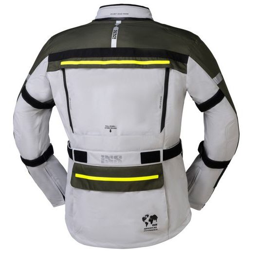 BUNDA IXS MONTEVIDEO-AIR 3.0 X51070 ŠEDO-OLIVOVĚ ZELENÝ 2XL