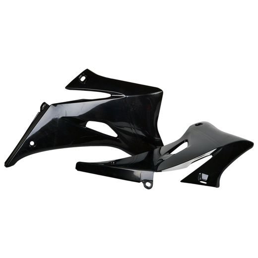 SPOILERY CHLADIČE POLISPORT 8426100001 (PÁR) ČERNÝ PRO YAMAHA YZ 250 F 2006-2009, YAMAHA YZ 450 F 2006-2009