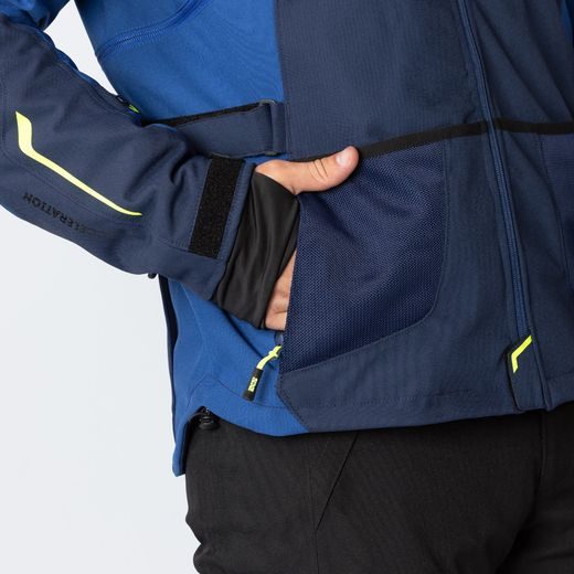 BUNDA IXS LENNOX-ST+ X56054 MODRO-SVĚTLE MODRO-NEONOVĚ ŽLUTÁ M