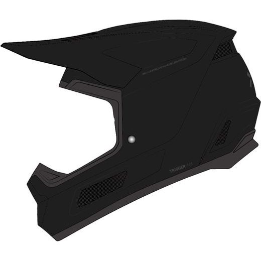 MOTOKROSOVÁ PŘILBA IXS TRIGGER MX 1.0 CHALKY MIPS X1-530216 METALICKÁ MATNĚ ČERNÁ XL