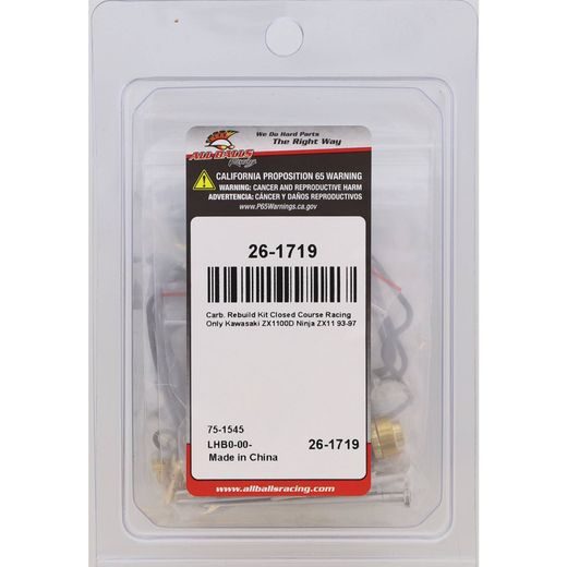 SADA NA REPASI KARBURÁTORU ALL BALLS RACING CARK26-1719