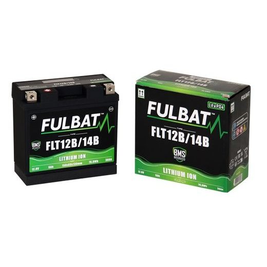 LITHIOVÁ MOTOCYKLOVÁ BATERIE FULBAT FLT12B/14B