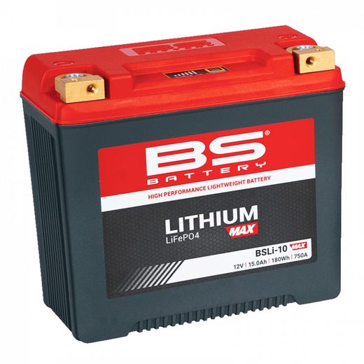 LITHIOVÁ MOTOCYKLOVÁ BATERIE BS-BATTERY BSLI-10 MAX