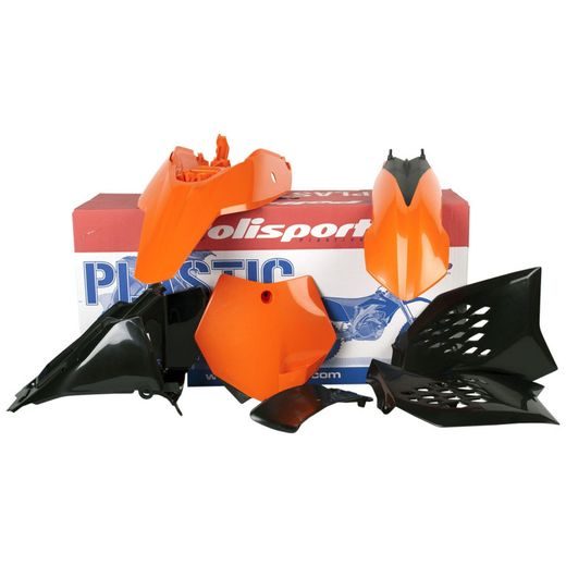 SADA PLASTŮ POLISPORT 90201 OEM BARVA PRO KTM SX 65 2009-2011