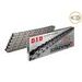 ŘETĚZOVÁ SADA D.I.D CHAIN - STŘÍBRNÝ ŘETĚZ 525 ZVM-X, X-KROUŽEK, KOLEČKO SUPERSPROX, ROZETA SUPERSPROX STEALTH PRO BENELLI TRK 502 2017-2021