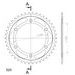 ŘETĚZOVÁ SADA D.I.D CHAIN - STŘÍBRNÝ ŘETĚZ 520 VX, X-KROUŽEK, KOLEČKO SUPERSPROX, ROZETA SUPERSPROX PRO YAMAHA WR 250 X 2008-2015