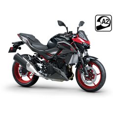 KAWASAKI Z500 SE MY24 CANDY PERSIMMON RED / METALLIC FLAT SPARK BLACK / METALLIC MATTE GRAPHENESTEEL GRAY