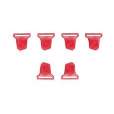 ALPINESTARS SADA PŘEZEK PRO CHRÁNIČE KOLEN BIONIC-10 A 7 (ČERVENÉ, SADA 6 KS)