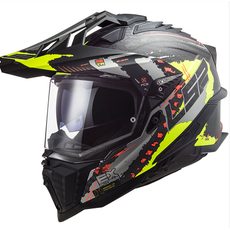 ENDURO HELMA LS2 MX701 EXPLORER C EXTEND MATT H-V YELLOW