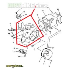 1. HLAVA VÁLCE KOMPLET LINHAI (PRO 300CCM)
