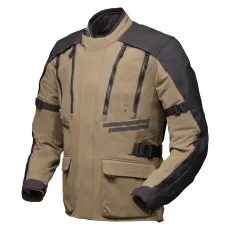 MODEKA PÁNSKÁ TEXTILNÍ MOTO BUNDA LUCANO SAFARI ČERNÁ