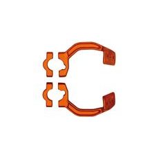 KOVOVÝ MONTÁŽNÍ KIT NA ŘÍDÍTKA KRYTŮ PÁČEK FLX / VERTIGO / DUAL EVO, RTECH (ORANŽOVÝ, PÁR)